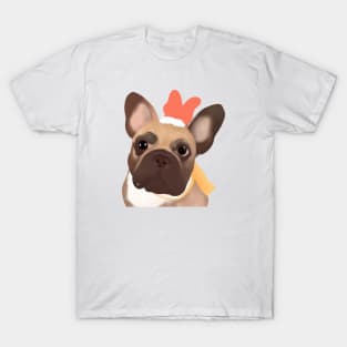 Cute French Bulldog Drawing T-Shirt